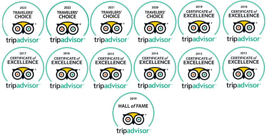 TripAdvisor Travelers Choice Best of the Best 2024