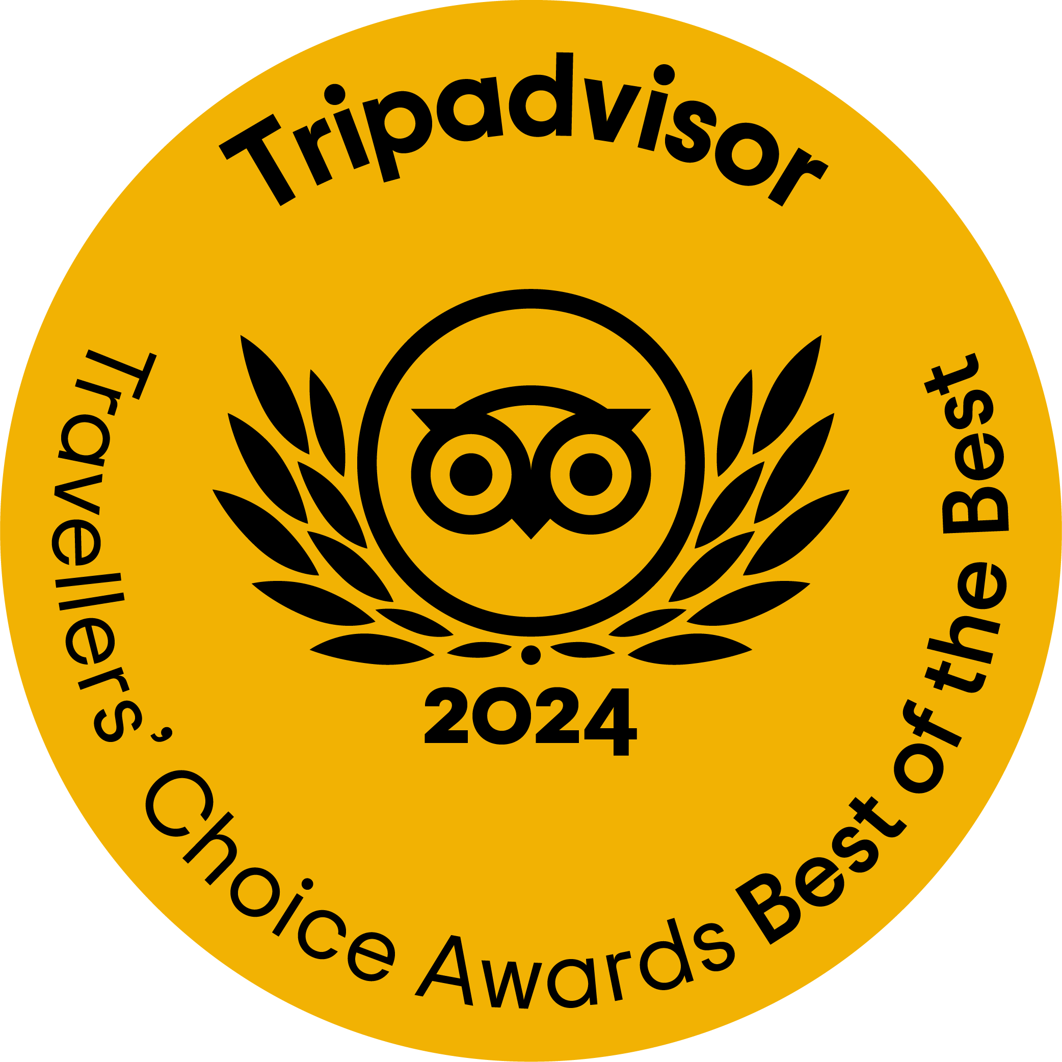 TripAdvisor Travelers Choice Best of the Best 2024